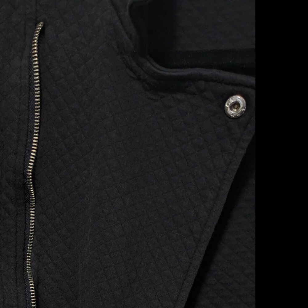 PIPER Girls Quilted Cross Zip Front Fleece XL (14/16) Biker Jacket - Picture 7 of 7
